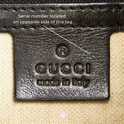 gucci bag without serial number|gucci wallet serial number check.